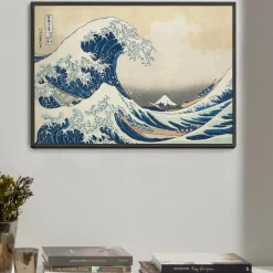 Fashion Hannun Affiche La Grande Vague de Kanagawa