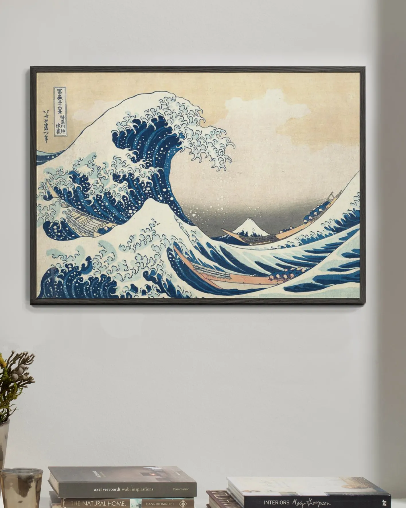 Fashion Hannun Affiche La Grande Vague de Kanagawa