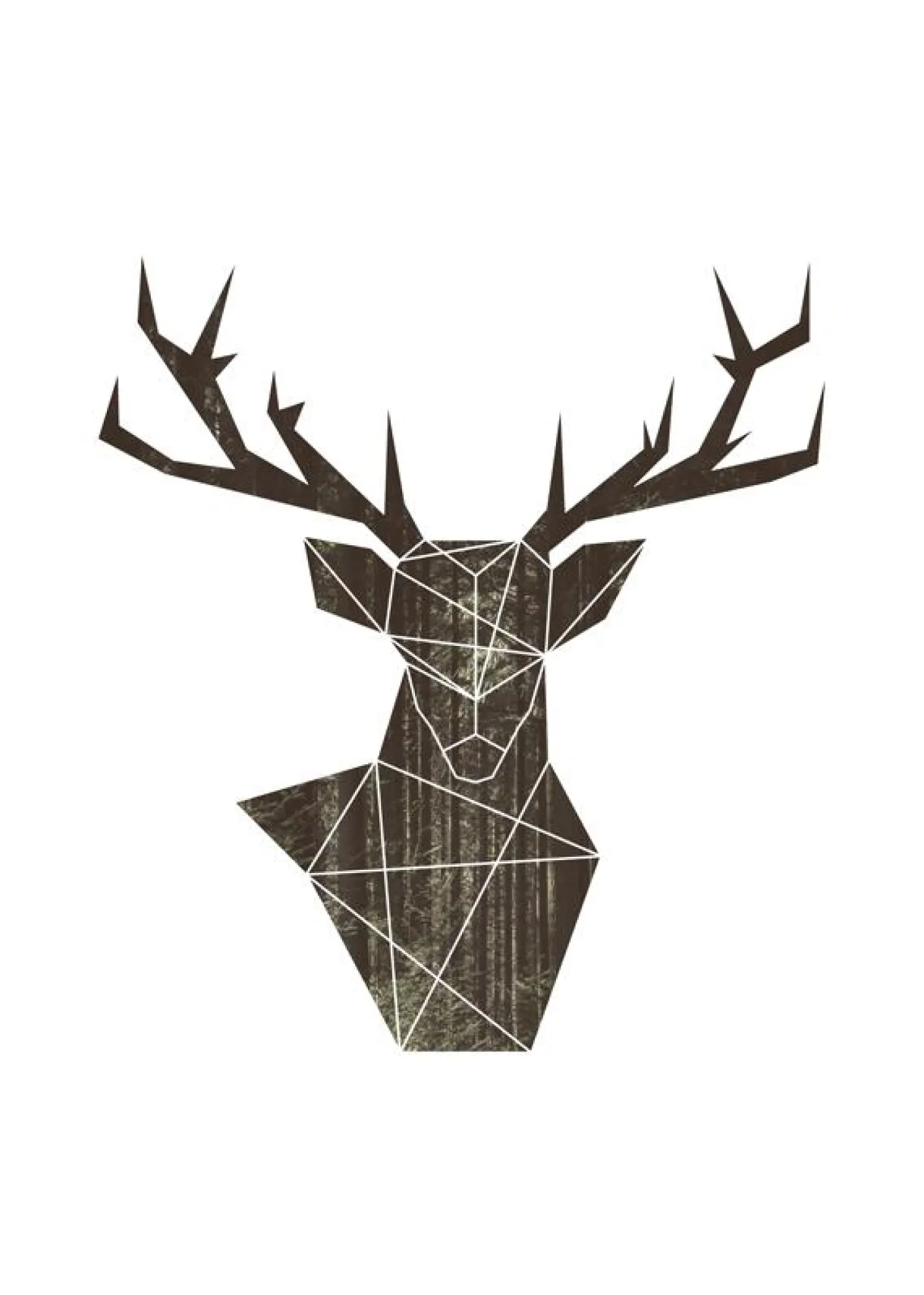 New Hannun Affiche Ombre de Cerf