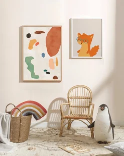 Best Hannun Affiche Organic Shapes Terracota 2