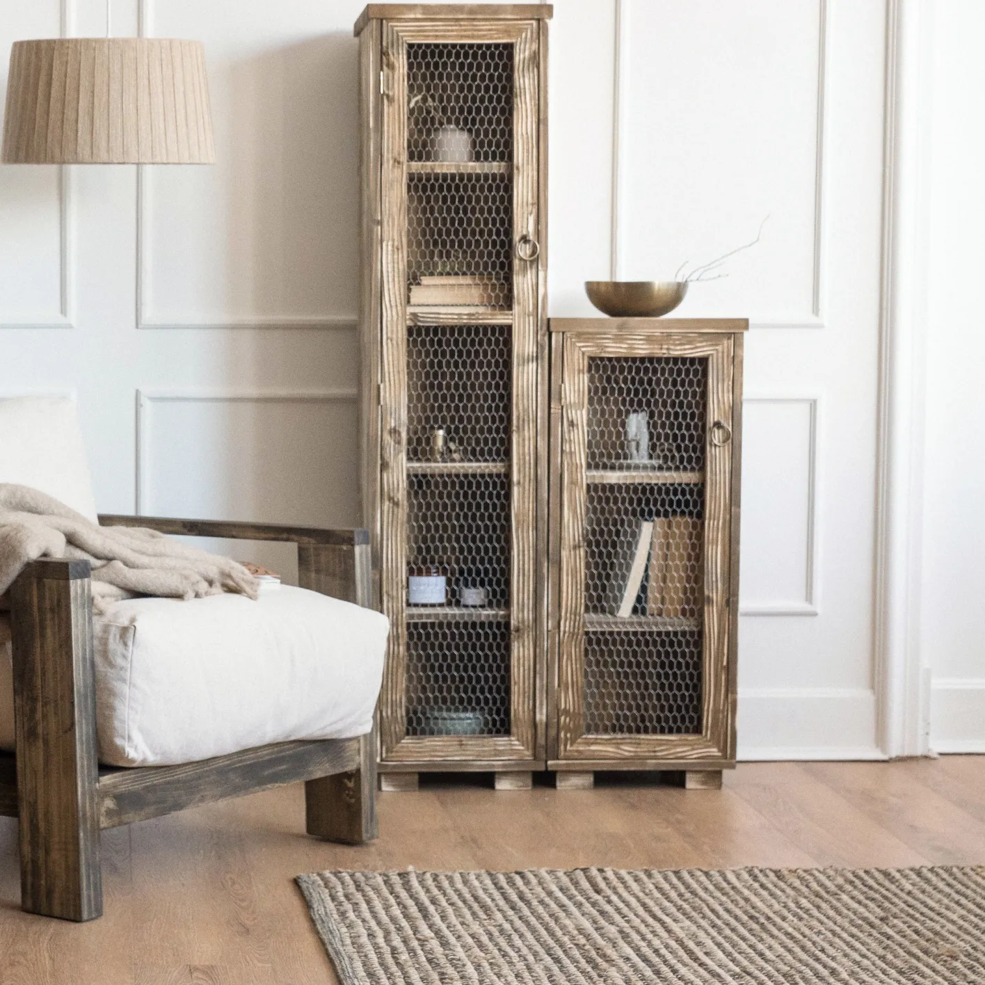 Flash Sale Hannun Armoire étroite Adar Noyerrustique