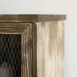 Cheap Hannun Armoire étroite Siem Noyerrustique