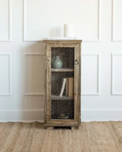 Cheap Hannun Armoire étroite Siem Noyerrustique