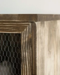Cheap Hannun Armoire étroite Siem Noyerrustique