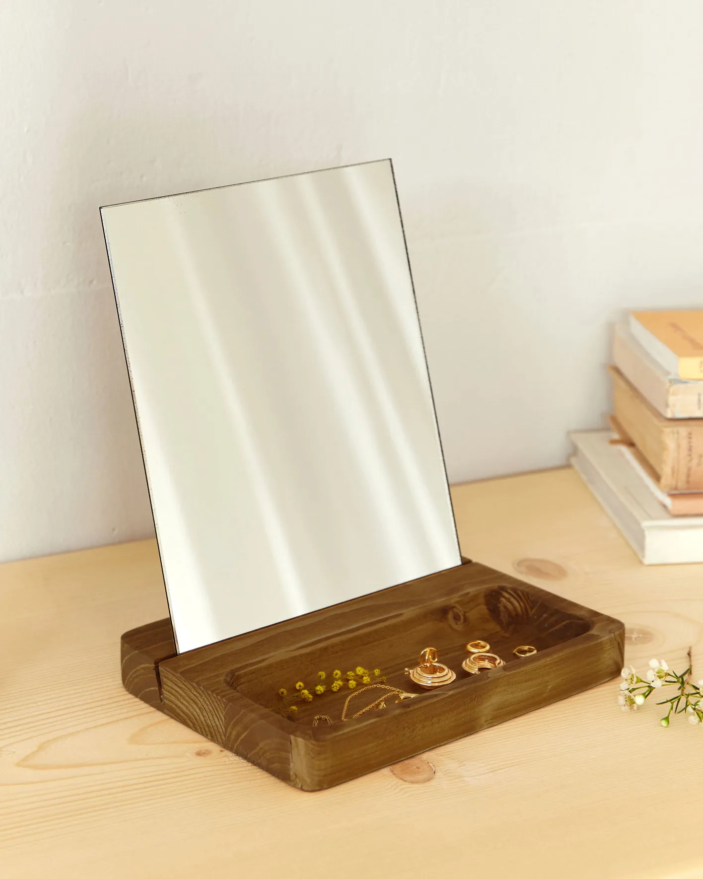 Best Hannun Miroir de coiffeuse pour bijoux Romy