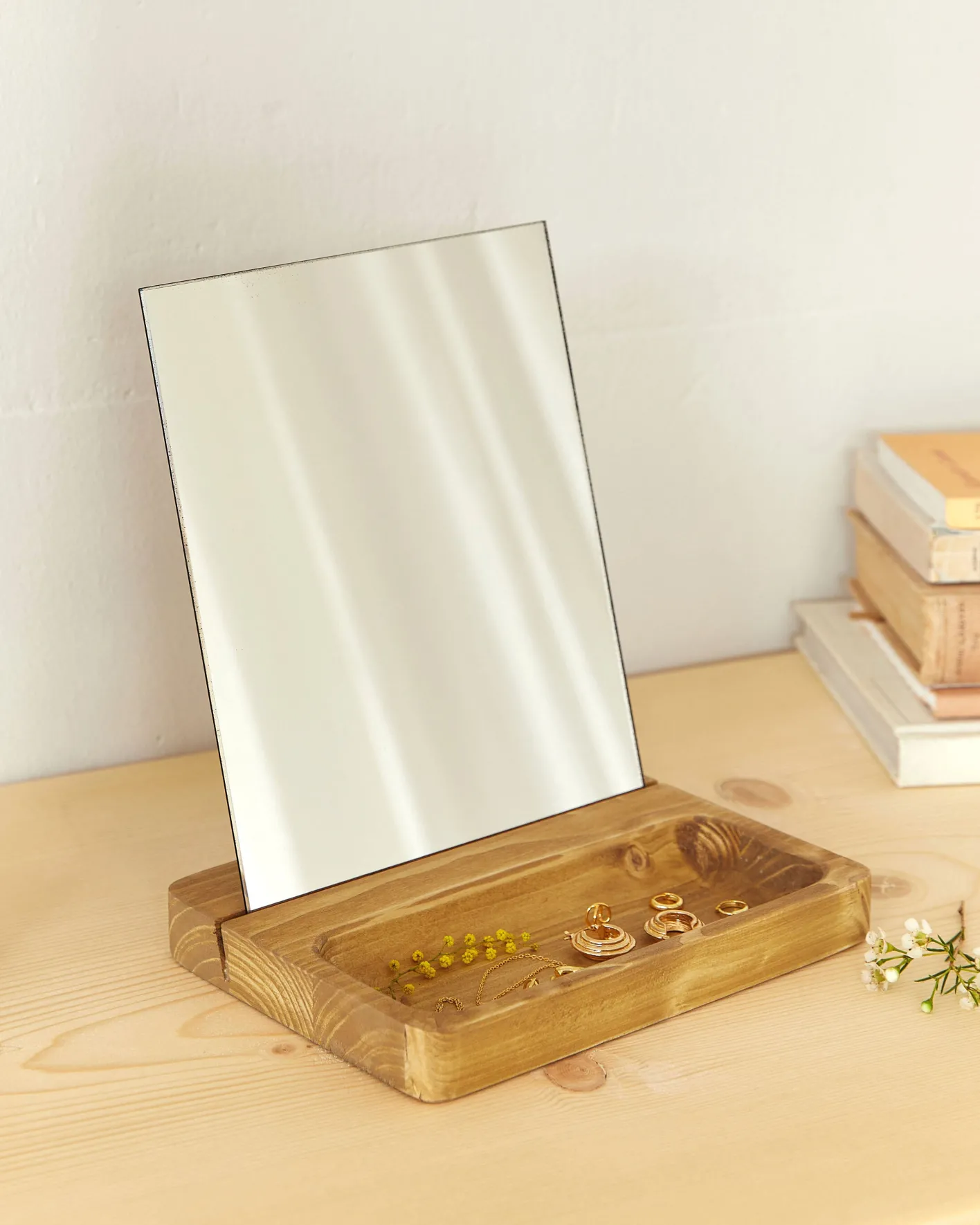 Best Hannun Miroir de coiffeuse pour bijoux Romy