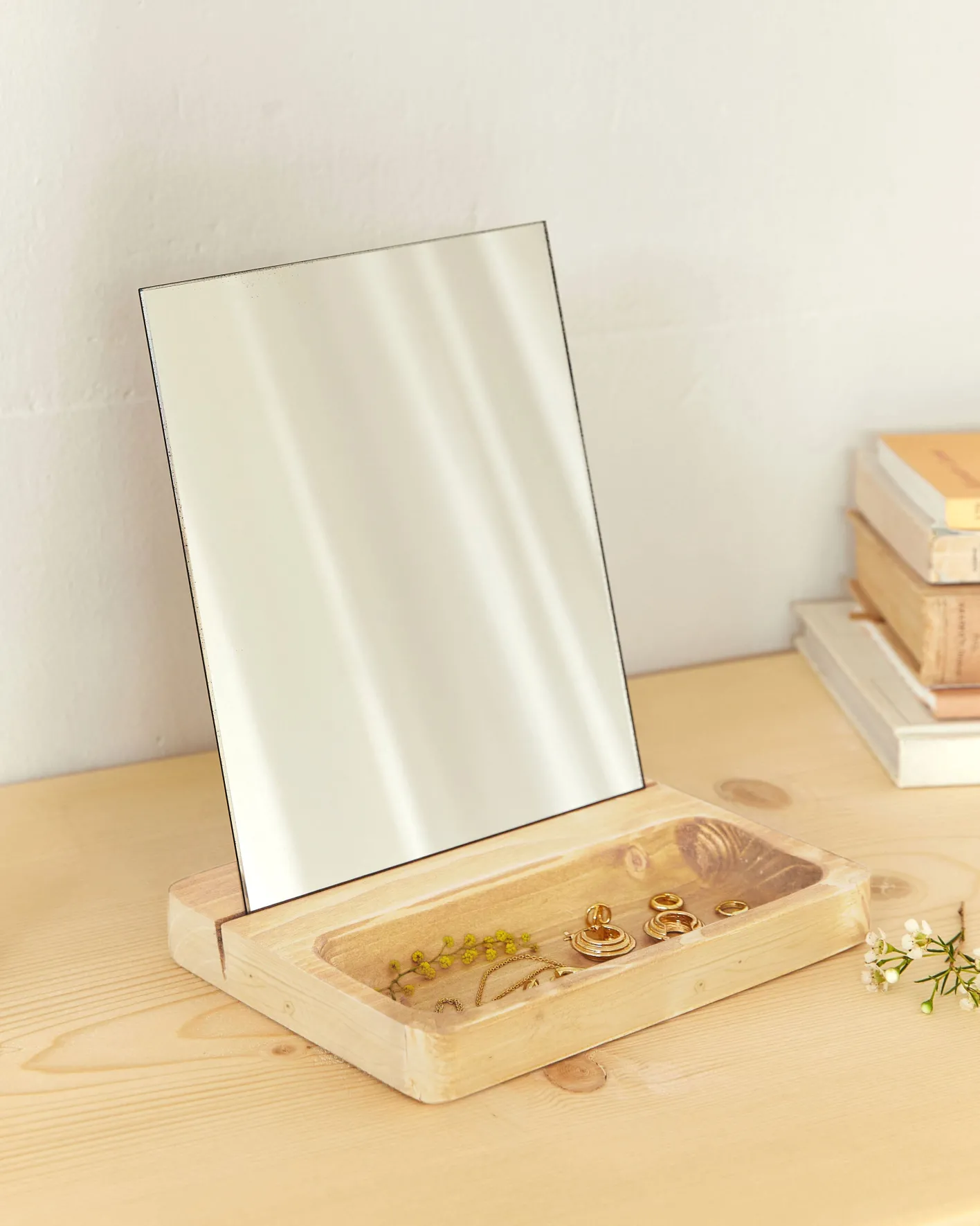 Best Hannun Miroir de coiffeuse pour bijoux Romy
