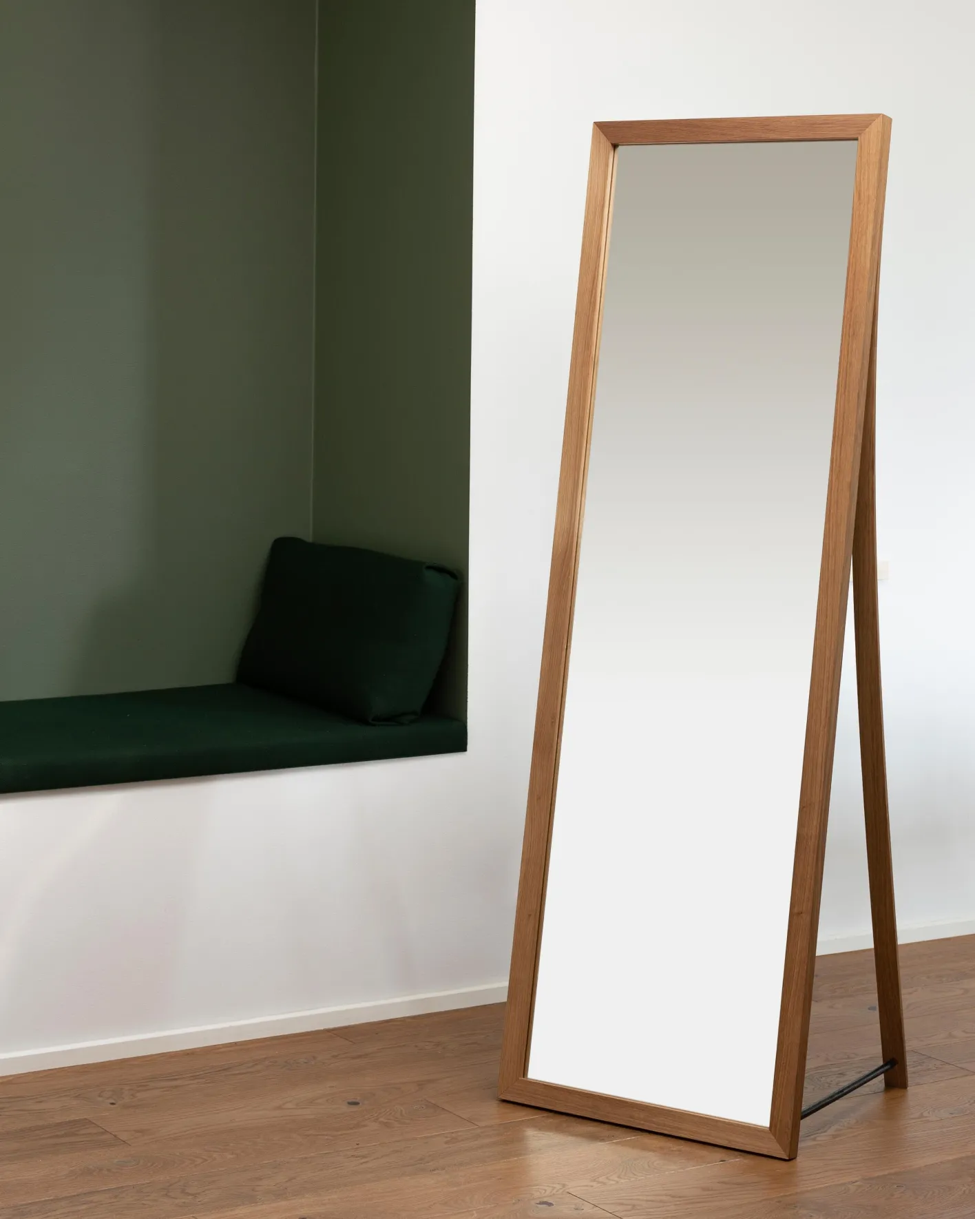 Hot Hannun Miroir Framed Chêne