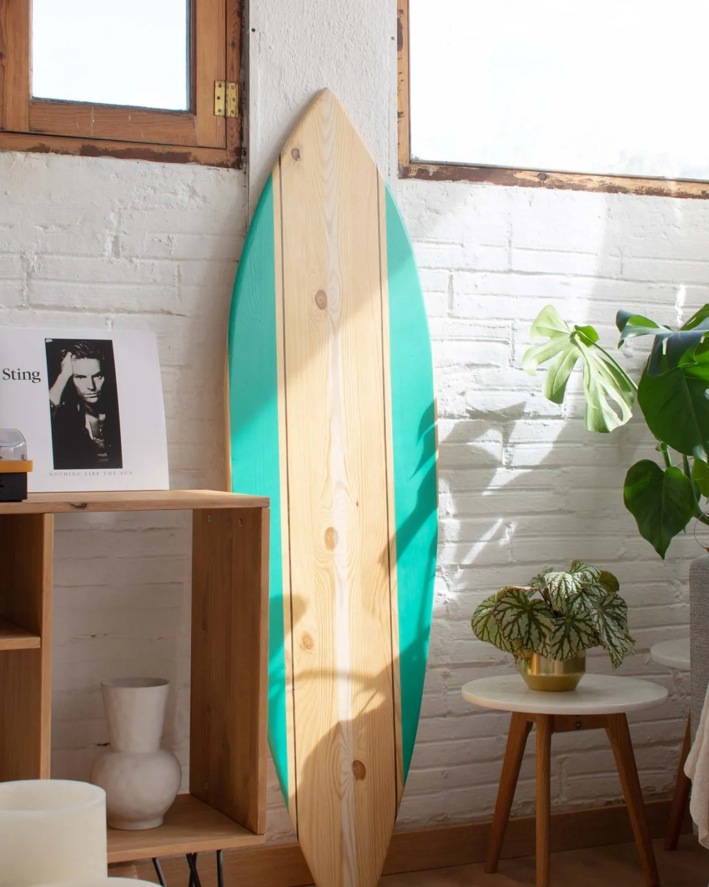New Hannun Planche de surf décorative Ylena Multicolore