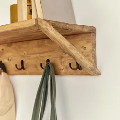 Sale Hannun Porte-manteau Oljon en bois recyclé