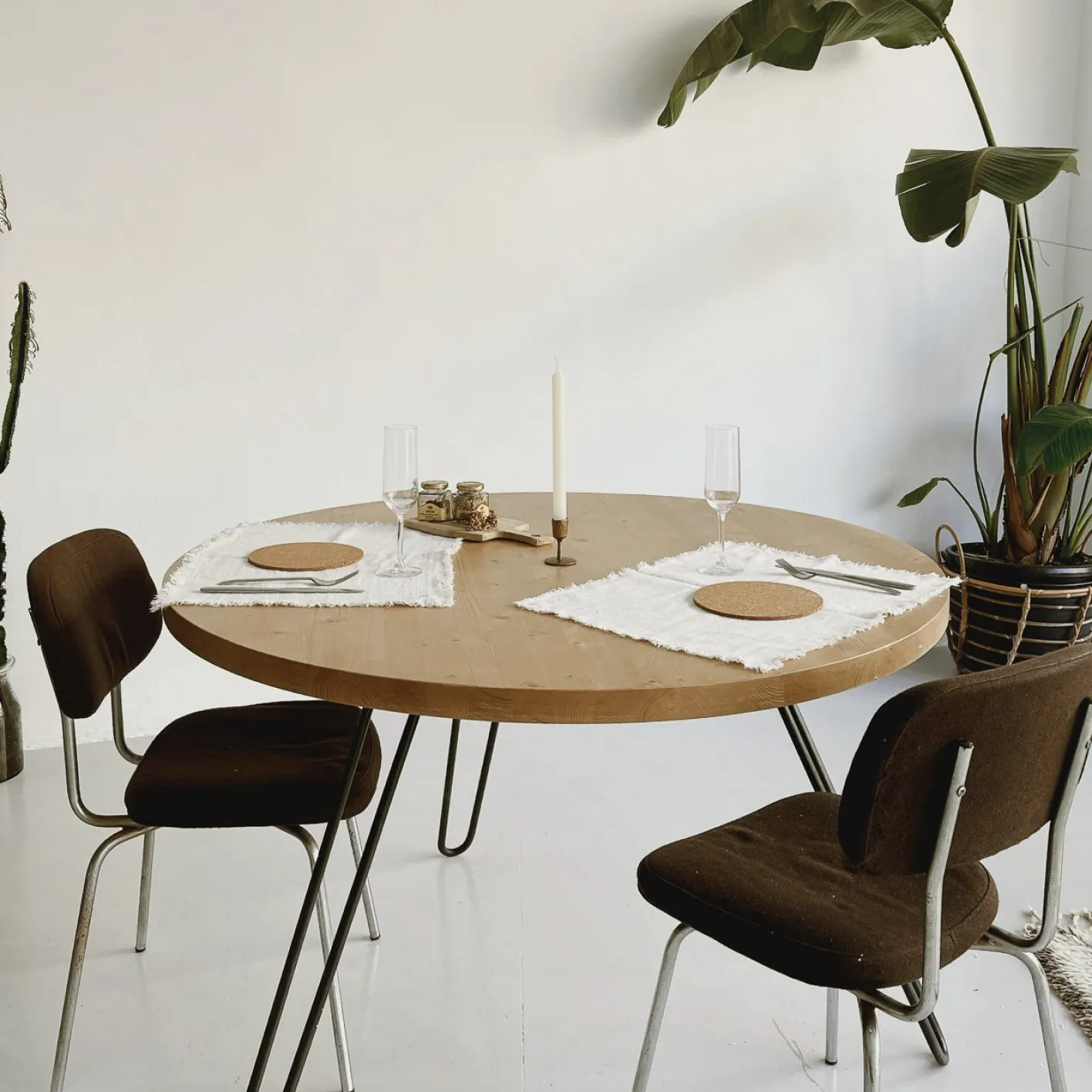 Outlet Hannun Table à manger ronde Klevon