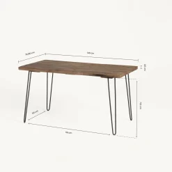 New Hannun Table à manger Yorel