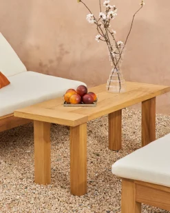 Online Hannun Table basse d'extérieur Isola Iroko