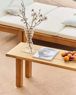 Online Hannun Table basse d'extérieur Isola Iroko