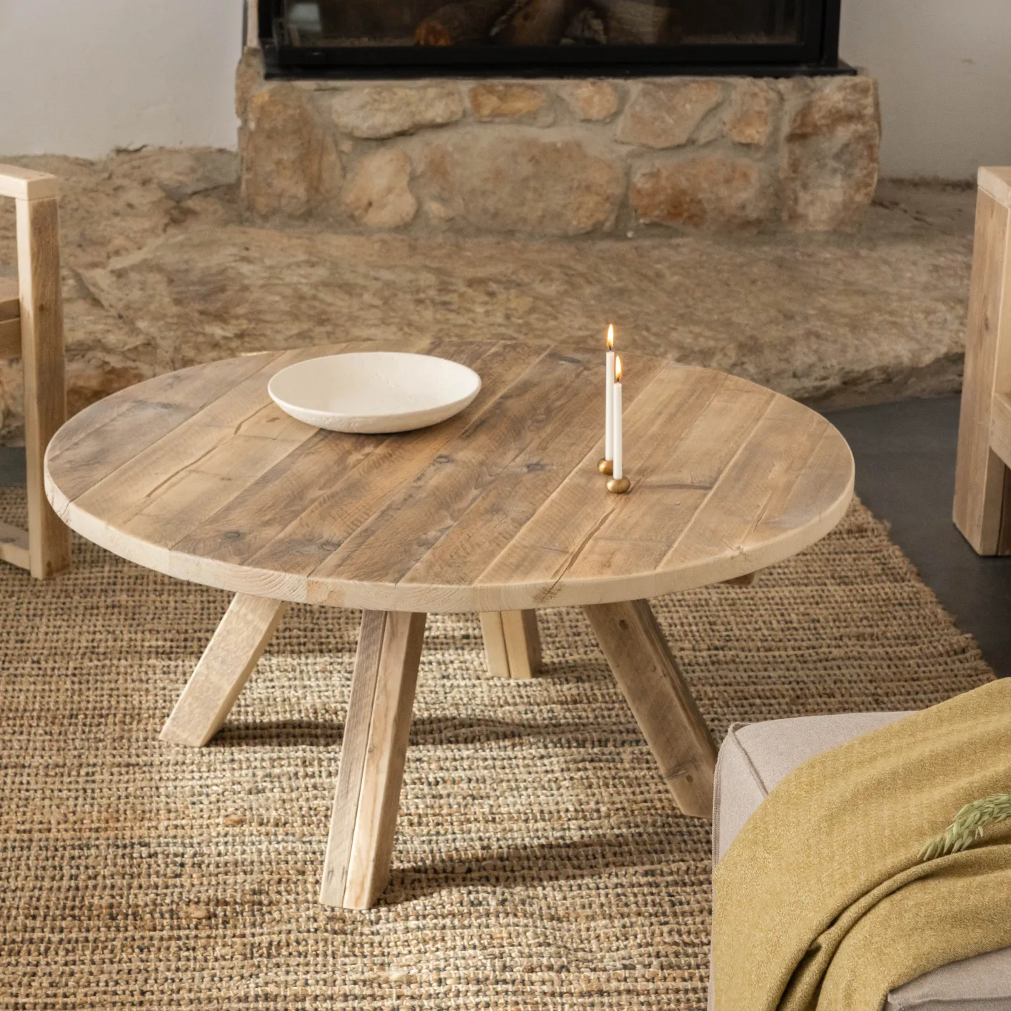 Sale Hannun Table basse ronde Amber