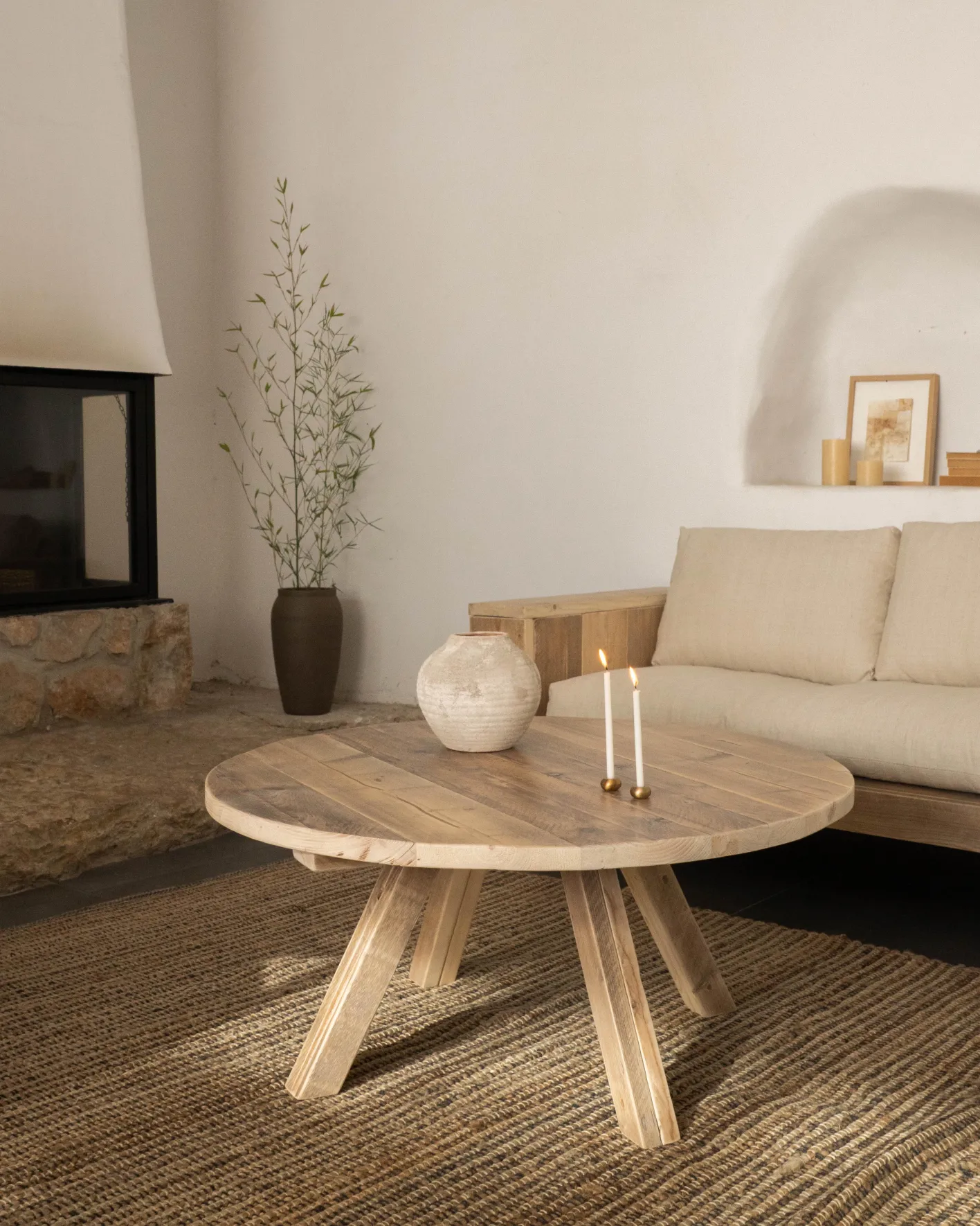 Sale Hannun Table basse ronde Amber