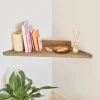 Flash Sale Hannun Étagère d'angle Erinome en bois récupéré