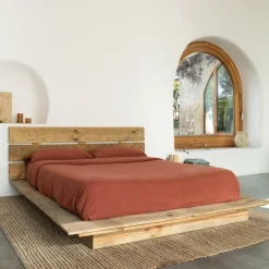Best Hannun Tatami double avec tête de lit Anhelí