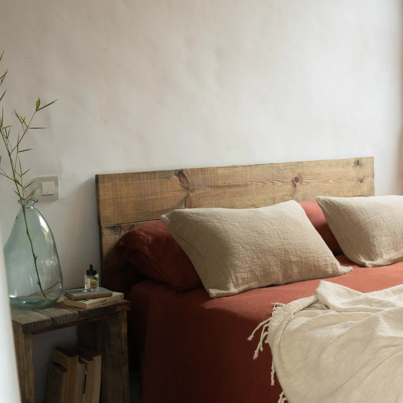 Cheap Hannun Tête de lit Nala en bois recyclé